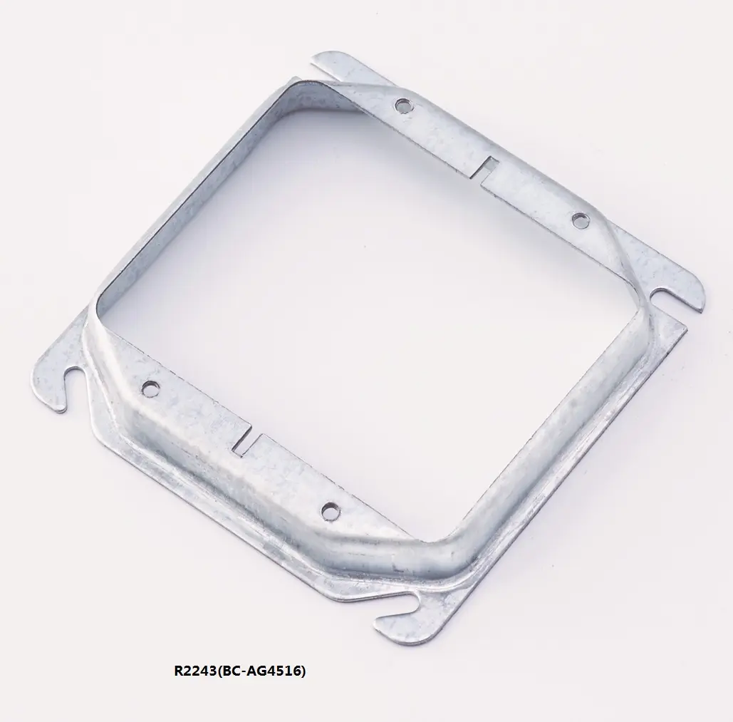 4" Square Double Gang Device Rings - R2245-25